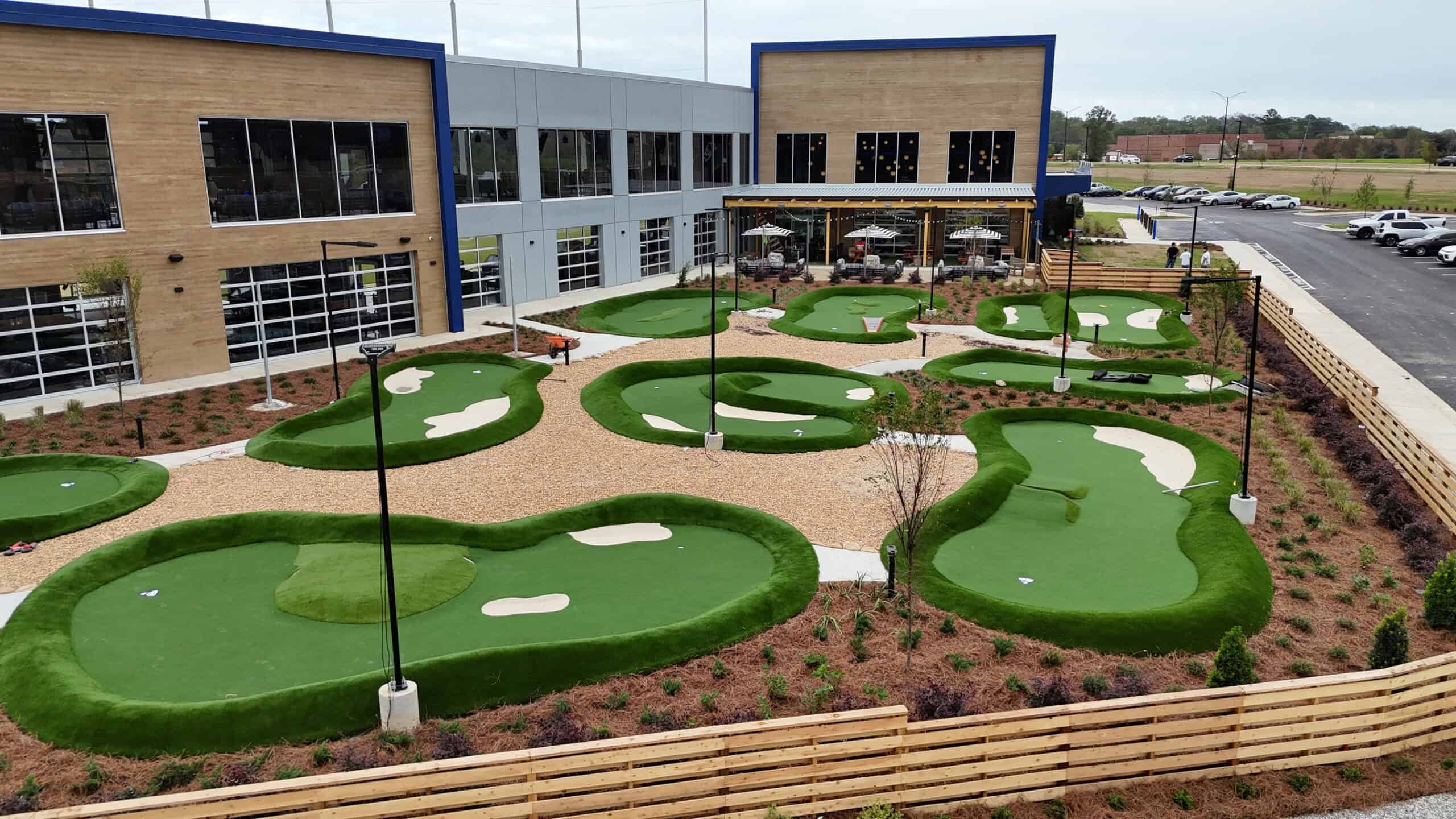 Putting Courses installed by Southern Turf Co.