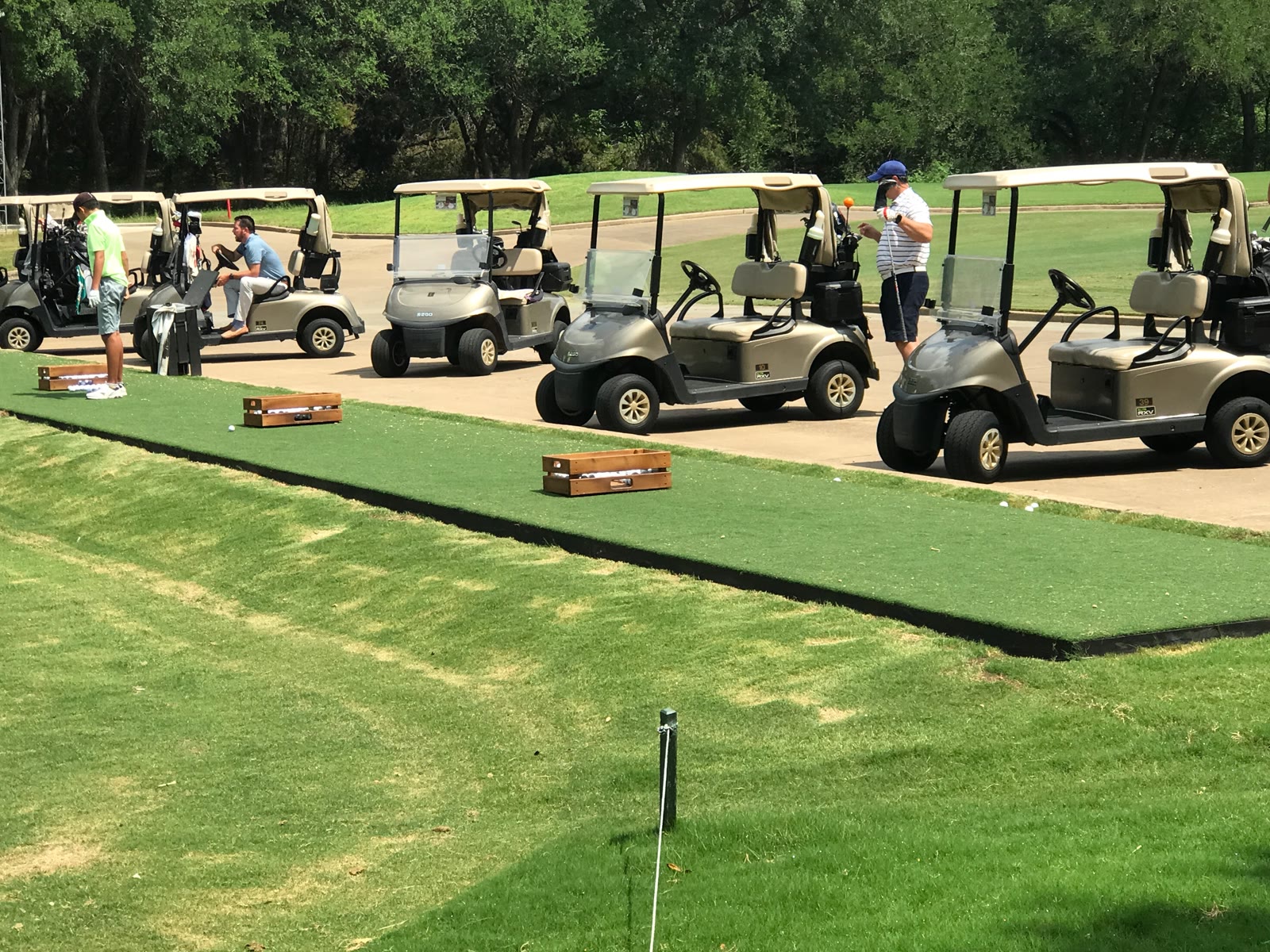 Driving Range Tee Lines by Southern Turf Co.